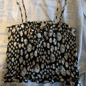 Flower crop top size L